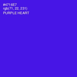 #4716E7 - Purple Heart Color Image