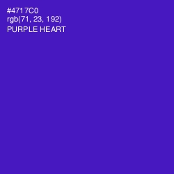 #4717C0 - Purple Heart Color Image