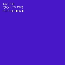 #4717C8 - Purple Heart Color Image