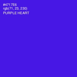 #4717E6 - Purple Heart Color Image