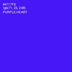 #4717F8 - Purple Heart Color Image