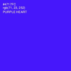 #4717FC - Purple Heart Color Image