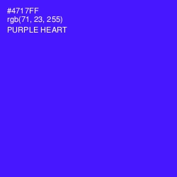 #4717FF - Purple Heart Color Image