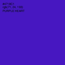 #4718C1 - Purple Heart Color Image