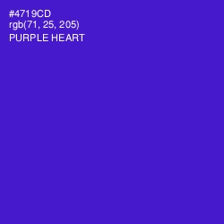 #4719CD - Purple Heart Color Image