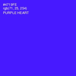 #4719FE - Purple Heart Color Image