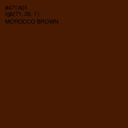 #471A01 - Morocco Brown Color Image