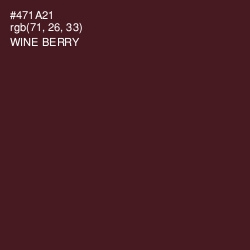 #471A21 - Wine Berry Color Image