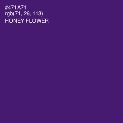 #471A71 - Honey Flower Color Image