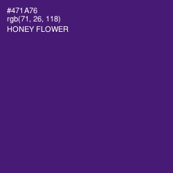 #471A76 - Honey Flower Color Image