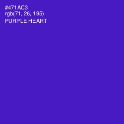 #471AC3 - Purple Heart Color Image