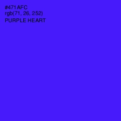 #471AFC - Purple Heart Color Image