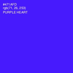 #471AFD - Purple Heart Color Image