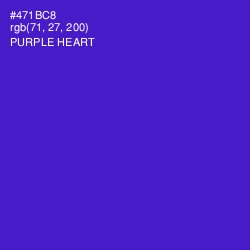 #471BC8 - Purple Heart Color Image