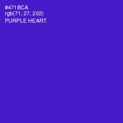 #471BCA - Purple Heart Color Image