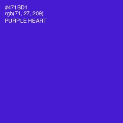 #471BD1 - Purple Heart Color Image