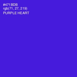 #471BDB - Purple Heart Color Image