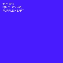 #471BFE - Purple Heart Color Image