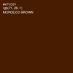 #471C01 - Morocco Brown Color Image