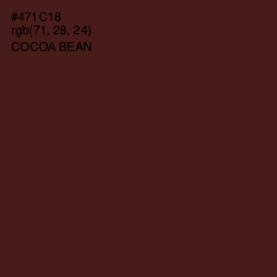 #471C18 - Cocoa Bean Color Image