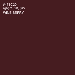 #471C20 - Wine Berry Color Image