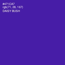 #471CA7 - Daisy Bush Color Image