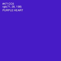 #471CC6 - Purple Heart Color Image