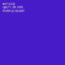 #471CC8 - Purple Heart Color Image