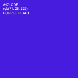 #471CDF - Purple Heart Color Image