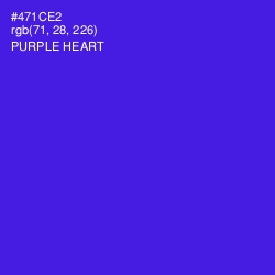 #471CE2 - Purple Heart Color Image