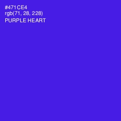 #471CE4 - Purple Heart Color Image