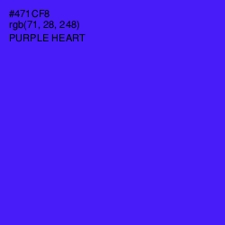 #471CF8 - Purple Heart Color Image