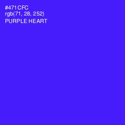 #471CFC - Purple Heart Color Image