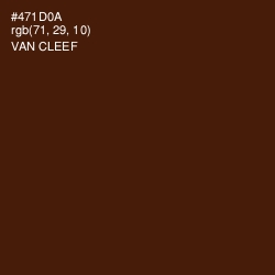 #471D0A - Van Cleef Color Image