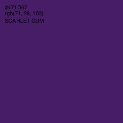 #471D67 - Scarlet Gum Color Image