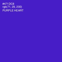 #471DC8 - Purple Heart Color Image