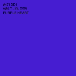 #471DD1 - Purple Heart Color Image