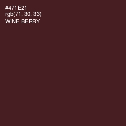 #471E21 - Wine Berry Color Image