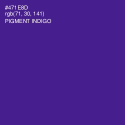 #471E8D - Pigment Indigo Color Image