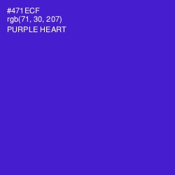 #471ECF - Purple Heart Color Image