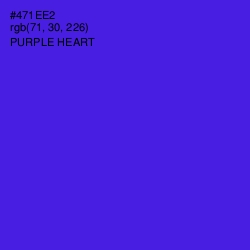 #471EE2 - Purple Heart Color Image