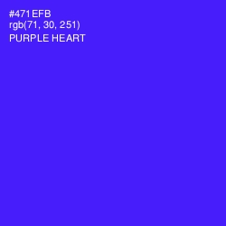 #471EFB - Purple Heart Color Image