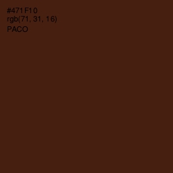 #471F10 - Paco Color Image