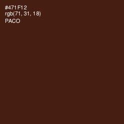 #471F12 - Paco Color Image