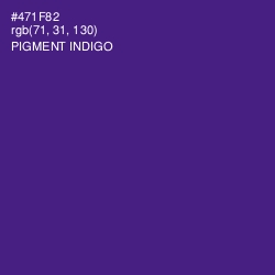 #471F82 - Pigment Indigo Color Image