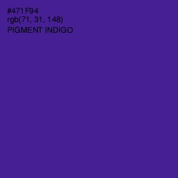 #471F94 - Pigment Indigo Color Image