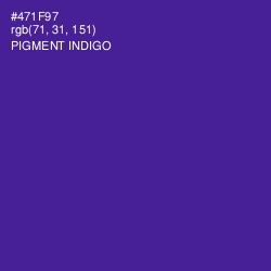 #471F97 - Pigment Indigo Color Image
