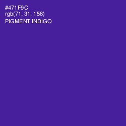 #471F9C - Pigment Indigo Color Image