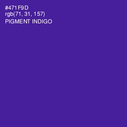 #471F9D - Pigment Indigo Color Image