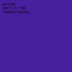 #471F9F - Pigment Indigo Color Image